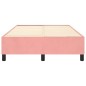 vidaXL Estructura de cama box spring terciopelo rosa 120x200 cm vidaXL Estructura de cama box spring terciopelo rosa 120x200 cm