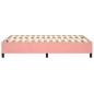 vidaXL Estructura de cama box spring terciopelo rosa 120x200 cm vidaXL Estructura de cama box spring terciopelo rosa 120x200 cm