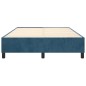 vidaXL Estructura de cama box spring terciopelo azul oscuro 140x190 cm vidaXL Estructura de cama box spring terciopelo azul oscuro 140x190 cm