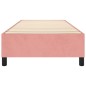 vidaXL Estructura de cama box spring terciopelo rosa 100x200 cm vidaXL Estructura de cama box spring terciopelo rosa 100x200 cm