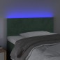 vidaXL Cabecero con LED de terciopelo verde oscuro 90x5x78/88 cm vidaXL Cabecero con LED de terciopelo verde oscuro 90x5x78/88 cm