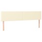 vidaXL Cabecero con LED cuero sintético color crema 200x5x78/88 cm vidaXL Cabecero con LED cuero sintético color crema 200x5x78/88 cm