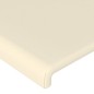 vidaXL Cabecero con LED cuero sintético color crema 200x5x78/88 cm vidaXL Cabecero con LED cuero sintético color crema 200x5x78/88 cm
