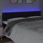 vidaXL Cabecero con LED cuero sintético negro 160x5x78/88 cm vidaXL Cabecero con LED cuero sintético negro 160x5x78/88 cm