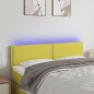 vidaXL Cabecero con LED de tela verde 144x5x78/88 cm vidaXL Cabecero con LED de tela verde 144x5x78/88 cm