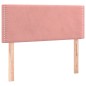 vidaXL Cabecero con LED de terciopelo rosa 90x5x78/88 cm vidaXL Cabecero con LED de terciopelo rosa 90x5x78/88 cm