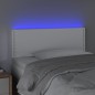 vidaXL Cabecero con LED cuero sintético blanco 80x5x78/88 cm vidaXL Cabecero con LED cuero sintético blanco 80x5x78/88 cm