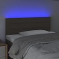 vidaXL Cabecero con LED de tela gris taupe 100x5x78/88 cm vidaXL Cabecero con LED de tela gris taupe 100x5x78/88 cm