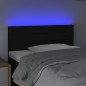 vidaXL Cabecero con LED de tela negro 100x5x78/88 cm vidaXL Cabecero con LED de tela negro 100x5x78/88 cm