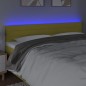 vidaXL Cabecero con LED de tela verde 160x5x78/88 cm vidaXL Cabecero con LED de tela verde 160x5x78/88 cm