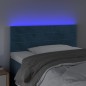 vidaXL Cabecero con LED de terciopelo azul oscuro 90x5x78/88 cm vidaXL Cabecero con LED de terciopelo azul oscuro 90x5x78/88 cm
