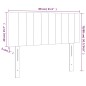 vidaXL Cabecero con LED de tela gris taupe 80x5x78/88 cm vidaXL Cabecero con LED de tela gris taupe 80x5x78/88 cm