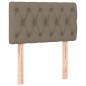 vidaXL Cabecero con LED de tela gris taupe 80x7x78/88 cm vidaXL Cabecero con LED de tela gris taupe 80x7x78/88 cm