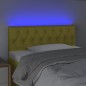 vidaXL Cabecero con LED de tela verde 100x7x78/88 cm vidaXL Cabecero con LED de tela verde 100x7x78/88 cm