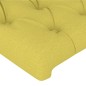 vidaXL Cabecero con LED de tela verde 100x7x78/88 cm vidaXL Cabecero con LED de tela verde 100x7x78/88 cm