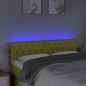 vidaXL Cabecero con LED de tela verde 144x7x78/88 cm vidaXL Cabecero con LED de tela verde 144x7x78/88 cm