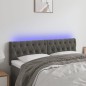 vidaXL Cabecero con LED de terciopelo gris oscuro 160x7x78/88 cm vidaXL Cabecero con LED de terciopelo gris oscuro 160x7x78/88 cm