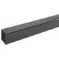 vidaXL Postes de valla de jardín 10 uds acero gris 220 cm vidaXL Postes de valla de jardín 10 uds acero gris 220 cm