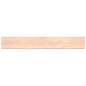 vidaXL Estante de pared madera maciza roble sin tratar 220x30x(2-4) cm