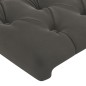 vidaXL Cabecero con luces LED terciopelo gris oscuro 80x7x118/128 cm vidaXL Cabecero con luces LED terciopelo gris oscuro 80x7x118/128 cm