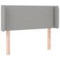 vidaXL Cabecero con LED de tela gris claro 93x16x78/88 cm vidaXL Cabecero con LED de tela gris claro 93x16x78/88 cm