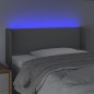 vidaXL Cabecero con LED de tela gris claro 103x16x78/88 cm vidaXL Cabecero con LED de tela gris claro 103x16x78/88 cm