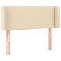 vidaXL Cabecero con LED de tela crema 103x16x78/88 cm vidaXL Cabecero con LED de tela crema 103x16x78/88 cm