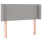 vidaXL Cabecero con LED de tela gris claro 83x16x78/88 cm vidaXL Cabecero con LED de tela gris claro 83x16x78/88 cm