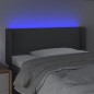 vidaXL Cabecero con luces LED de tela gris oscuro 93x16x78/88 cm vidaXL Cabecero con luces LED de tela gris oscuro 93x16x78/88 cm