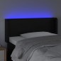 vidaXL Cabecero con LED cuero sintético negro 83x16x78/88 cm vidaXL Cabecero con LED cuero sintético negro 83x16x78/88 cm