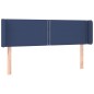 vidaXL Cabecero con LED de tela azul 147x16x78/88 cm vidaXL Cabecero con LED de tela azul 147x16x78/88 cm