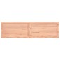vidaXL Estante pared madera roble tratada marrón claro 140x40x(2-6) cm vidaXL Estante pared madera roble tratada marrón claro 140x40x(2-6) cm