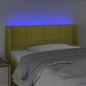 vidaXL Cabecero con LED de tela verde 103x16x78/88 cm vidaXL Cabecero con LED de tela verde 103x16x78/88 cm