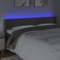 vidaXL Cabecero con LED de terciopelo gris oscuro 203x16x78/88 cm vidaXL Cabecero con LED de terciopelo gris oscuro 203x16x78/88 cm