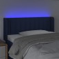 vidaXL Cabecero con LED de tela azul 103x16x78/88 cm vidaXL Cabecero con LED de tela azul 103x16x78/88 cm