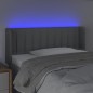 vidaXL Cabecero con LED de tela gris claro 103x16x78/88 cm vidaXL Cabecero con LED de tela gris claro 103x16x78/88 cm