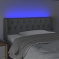 vidaXL Cabecero con LED de tela gris claro 93x16x78/88 cm vidaXL Cabecero con LED de tela gris claro 93x16x78/88 cm