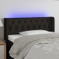 vidaXL Cabecero con LED de tela negro 93x16x78/88 cm vidaXL Cabecero con LED de tela negro 93x16x78/88 cm