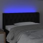 vidaXL Cabecero con LED de tela negro 93x16x78/88 cm vidaXL Cabecero con LED de tela negro 93x16x78/88 cm