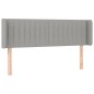 vidaXL Cabecero con LED de tela gris claro 147x16x78/88 cm vidaXL Cabecero con LED de tela gris claro 147x16x78/88 cm