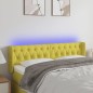 vidaXL Cabecero con LED de tela verde 147x16x78/88 cm vidaXL Cabecero con LED de tela verde 147x16x78/88 cm