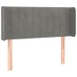 vidaXL Cabecero con LED de terciopelo gris claro 103x16x78/88 cm vidaXL Cabecero con LED de terciopelo gris claro 103x16x78/88 cm