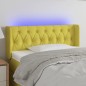 vidaXL Cabecero con LED de tela verde 93x16x78/88 cm vidaXL Cabecero con LED de tela verde 93x16x78/88 cm