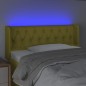 vidaXL Cabecero con LED de tela verde 93x16x78/88 cm vidaXL Cabecero con LED de tela verde 93x16x78/88 cm