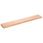 vidaXL Estante pared madera roble tratada marrón claro 180x30x(2-6) cm vidaXL Estante pared madera roble tratada marrón claro 180x30x(2-6) cm