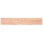vidaXL Estante pared madera roble tratada marrón claro 180x30x(2-6) cm vidaXL Estante pared madera roble tratada marrón claro 180x30x(2-6) cm