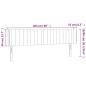 vidaXL Cabecero con LED de terciopelo gris claro 203x16x78/88 cm vidaXL Cabecero con LED de terciopelo gris claro 203x16x78/88 cm