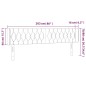 vidaXL Cabecero con LED de tela gris claro 203x16x78/88 cm vidaXL Cabecero con LED de tela gris claro 203x16x78/88 cm