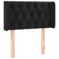 vidaXL Cabecero con LED de terciopelo negro 83x16x78/88 cm vidaXL Cabecero con LED de terciopelo negro 83x16x78/88 cm