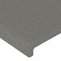 vidaXL Cabecero con LED de tela gris oscuro 83x16x118/128 cm vidaXL Cabecero con LED de tela gris oscuro 83x16x118/128 cm